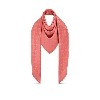 推荐【预售十天】路易威登23新款 女经典粉棕色真丝羊毛围巾M78902商品