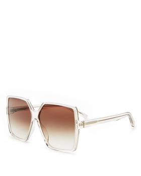 推荐Women's Betty Oversized Square Sunglasses, 63mm商品