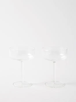 R+D.LAB | Set of two Luisa glass coupes,商家MATCHES,价格¥1175