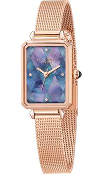 推荐Lola Rose Classic Women's Watch with Gemstone Inspiration, Ladies Rose Gold Stainless Steel Strap Watch, Classic Gift for Women商品
