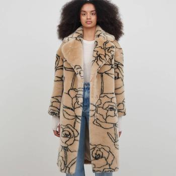 推荐Jakke Katie Printed Faux Fur Coat商品