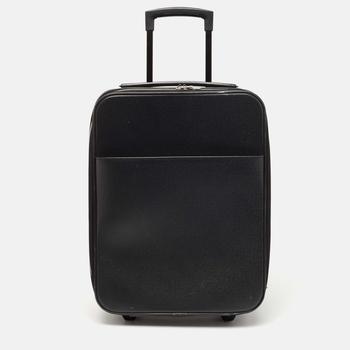 lv行李箱, [二手商品] Louis Vuitton | Louis Vuitton Ardoise Taiga Leather Pegase 45 Business Luggage商品图片 5.4折