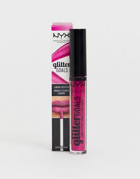 美妆防晒, NYX Professional Makeup | NYX Professional Makeup Glitter Goals Liquid Lipstick - Reflector商品图片 