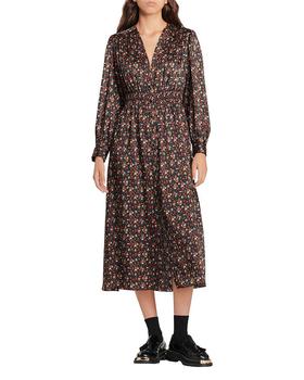sandro连衣裙, Sandro | Tabatha Floral Print Midi Dress商品图片 独家减免邮费