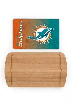 TOSCANA | NFL Miami Dolphins Billboard Glass Top Serving Tray,商家Belk,价格¥1086