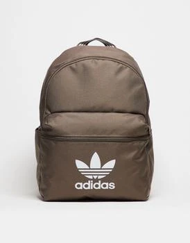推荐adidas Originals trefoil backpack in brown商品