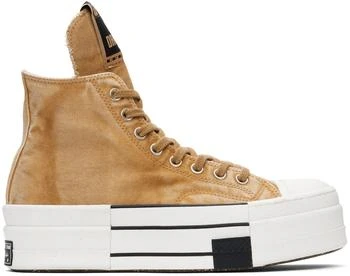 Rick Owens | Orange Converse Edition DBL Drkstar Sneakers,商家Ssense US,价格¥1022