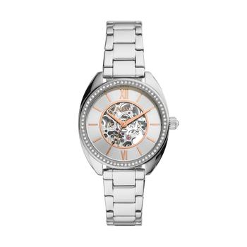 Fossil | Fossil Women's Vale Automatic, Stainless Steel Watch商品图片,3.5折
