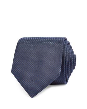 商品Hugo Boss | Micro Dot Silk Skinny Tie,商家Bloomingdale's,价格¥559图片