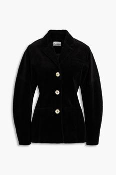 商品Ganni | Organic cotton-blend corduroy blazer,商家THE OUTNET US,价格¥1274图片
