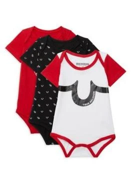 True Religion | Baby Boy's 3-Piece Logo Bodysuit Set 4.3折