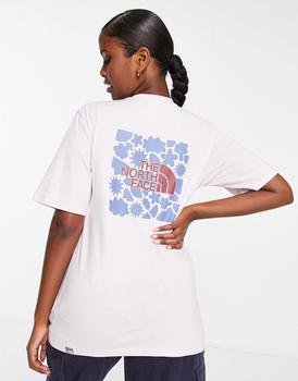 The North Face | The North Face Doodles Box back print relaxed fit t-shirt in lilac Exclusive at ASOS商品图片,额外9.5折, 额外九五折