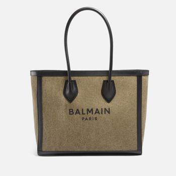 推荐Balmain Women's B-Army Canvas & Logo Shopper 42 Bag商品