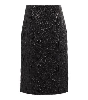 商品Dries Van Noten | 刺绣塔夫绸中长半身裙,商家MyTheresa CN,价格¥4777图片