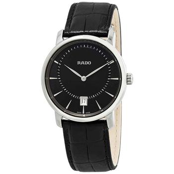 雷达男表精选, Rado | DiaMaster Quartz Black Dial Ceramic Mens Watch R14135156商品图片 6.6折