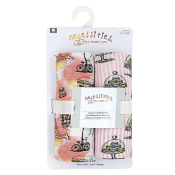 Tendertyme | Baby Girls Muslin Swaddle Blankets, Pack of 2,商家Macy's,价格¥187