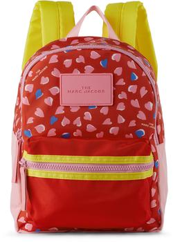 商品Kids Red & Pink Hearts All Over Backpack图片