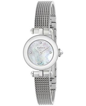 Gucci | Gucci Diamantissima Mother of Pearl Diamond Dial Stainless Steel Women's Watch YA141512商品图片,5.6折