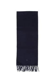 Ralph Lauren | Polo Ralph Lauren Logo Embroidered Fringed Scarf 7.6折, 独家减免邮费