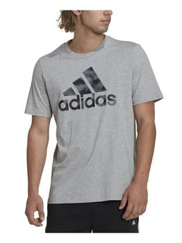Adidas | Mens Logo Crewneck Graphic T-Shirt 独家减免邮费