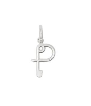 商品Burberry | Silver Kilt Pin P Alphabet Charm,商家Jomashop,价格¥555图片