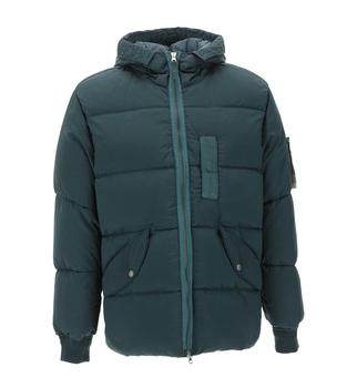 stone island羽绒服, Stone Island | Stone Island Logo-Patch Detail Hooded Down Jacket商品图片 8.1折