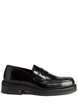 AMI | Square-toe Leather Loafers商品图片,额外6.5折, 额外六五折
