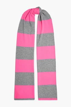 推荐Striped wool and cashmere-blend scarf商品