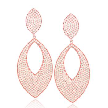 Suzy Levian | Suzy Levian Cubic Zirconia Sterling Silver Diamond Shape Drop Earrings商品图片,3.4折