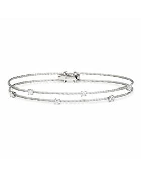 Paul Morelli | 18k White Gold Six-Diamond Bracelet, 0.36 TCW,商家Neiman Marcus,价格¥31841