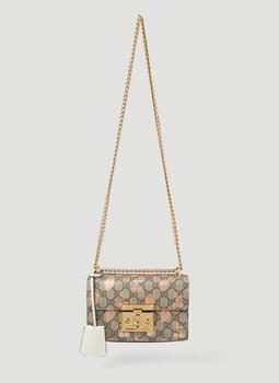 supreme包, Gucci | Berry Padlock Supreme Small Shoulder Bag in Beige商品图片 