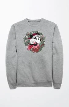 推荐Minnie Mouse Holiday Wreath Crew Neck Sweatshirt商品