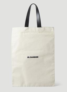 推荐Logo Shopper Tote Bag in White商品