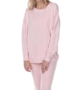 Taylor French Terry Crew Neck Sweatshirt in Blush product img