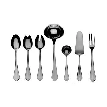 Mepra | Dolce Vita Mirror Oro Nero Serve Set, 7 Piece,商家Macy's,价格¥6272