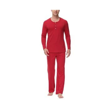 INK+IVY | Men's Two Piece Henley Pajama Set,商家Macy's,价格¥476
