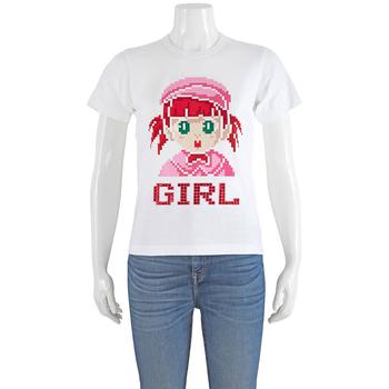 Comme des Garcons | Comme Des Garcons Girl Short Sleeve White T-shirt, Size Small商品图片,2.5折