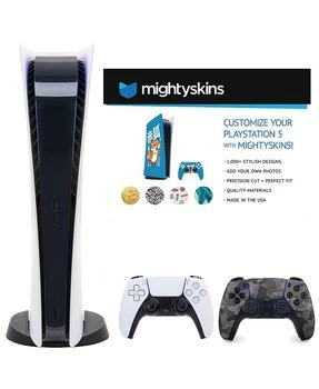 SONY | PS5 Digital Console with Extra Gray Camo Dualsense Controller and Skins Voucher,商家Bloomingdale's,价格¥5383