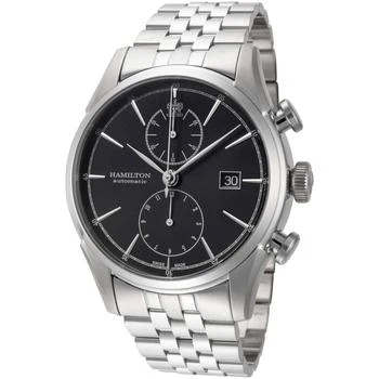 推荐Hamilton Men's Auto Watch - American Classic Spirit Of Liberty Black Dial | H32416131商品