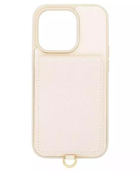 Anne Klein | Women's Ivory Saffiano Leather Case designed for iPhone® 15 Pro Max,商家Macy's,价格¥202