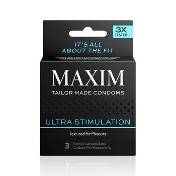 商品MAXIM | Maxim Ultra Stimulation Condoms 3PK,商家Verishop,价格¥40图片