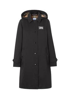 burberry大衣, Burberry | Detachable hood shape-memory taffeta car coat商品图片 