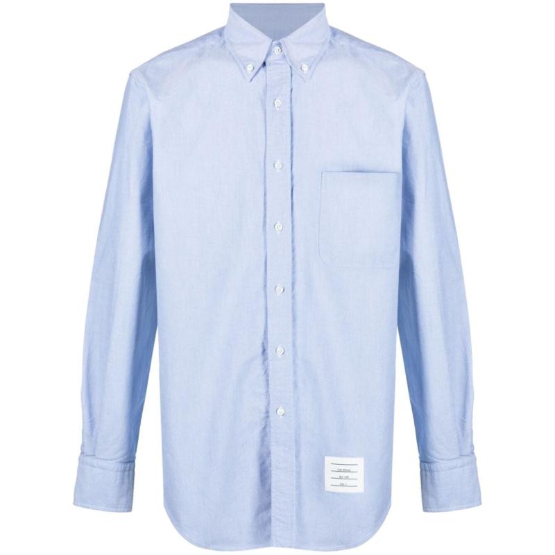 thom browne衬衫新款, Thom Browne | THOM BROWNE 男浅蓝色男士衬衫 MWL010E-06177-480商品图片 独家减免邮费