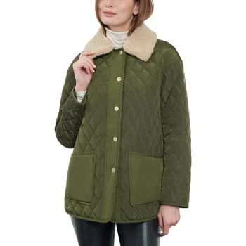 Michael Kors | Women's Faux-Sherpa-Collar Quilted Coat,商家Macy's,价格¥736