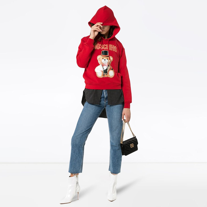 秋装莫斯奇诺卫衣, Moschino | Moschino 莫斯奇诺 女士卫衣 EV1704-0527-2115商品图片 独家减免邮费