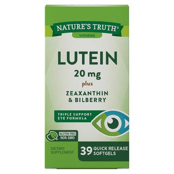 推荐Lutein 20mg Plus Zeaxanthin & Bilberry商品