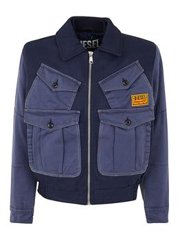 Diesel | Diesel Pocket-Detail Bomber Jacket商品图片,7.6折