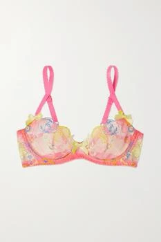 L'Agent by Agent Provocateur | Zuri 刺绣绢网带钢圈软杯文胸  - 32A 4.0折×额外9.7折, 额外九七折