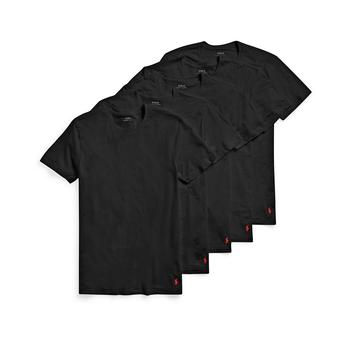 Ralph Lauren | Men's 5-Pack Classic Crewneck Undershirts商品图片,