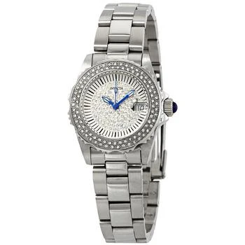 Invicta | Angel Silver Crystal-set Dial Ladies Watch 28439,商家Jomashop,价格¥498